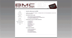 Desktop Screenshot of bmc-electronic.de